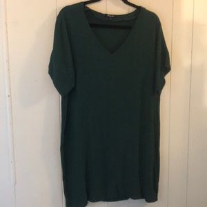 MADEWELL forest green large dress EUC